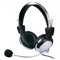 HI-FI STEREO HEAD PHONE COM MICROFONE & VOLUME